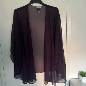 Catherines purple Sheer Cardigan